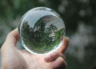 透明なガラス玉の水晶装飾は任意2 - 30cmの直径を制作します