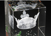 耐久K9水晶トロフィのコップの注文の彫版のロゴ/テキストの固体構造