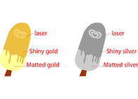 多樹脂の注文のトロフィのコップ3Dはアイス クリームの技術の金/銀のめっき色を刻みました