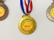 リボン3Dのデザイン・サービス亜鉛合金はスポーツ メダルを刻みました