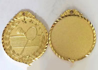 バドミントンのマッチのための金によってめっきされる投げる金属のスポーツ メダル注文亜鉛合金