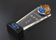 個人化された水晶トロフィのコップ、サンド ブラストのクリスタル グラス賞