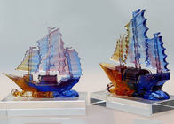 事務机の装飾によって着色される艶出しの技術、中国様式の航行ボートの装飾品