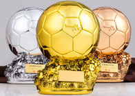 フットボール注文賞のトロフィの樹脂の物質的なサッカーのSporstsの競争の塗布