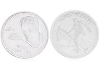 金活動の記念する硬貨として銀製色の注文のスポーツ メダル真鍮材料
